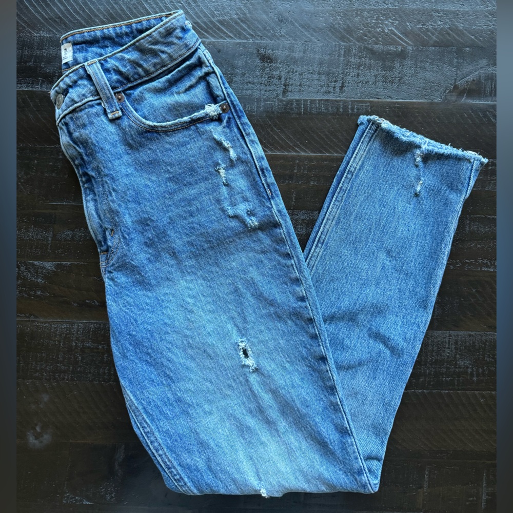 Abercrombie & Fitch 25 0 Short The Skinny High Rise Curve Love